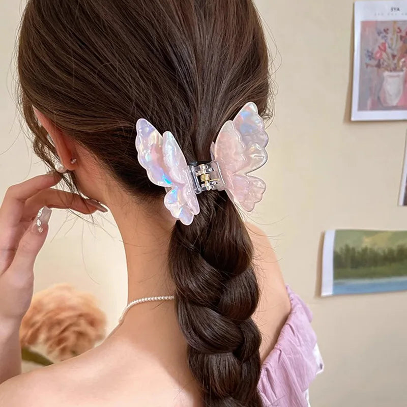 Colorful butterfly hairpin