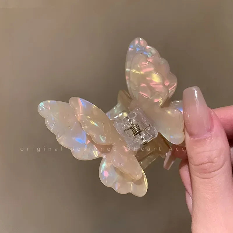 Colorful butterfly hairpin