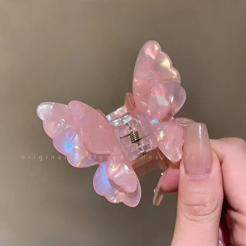 Colorful butterfly hairpin